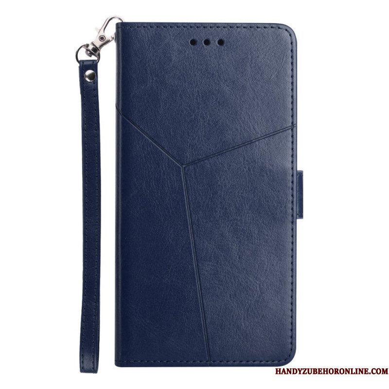 Folio-hoesje voor Sony Xperia 10 IV Met Ketting Y-patroon Met Bandjes