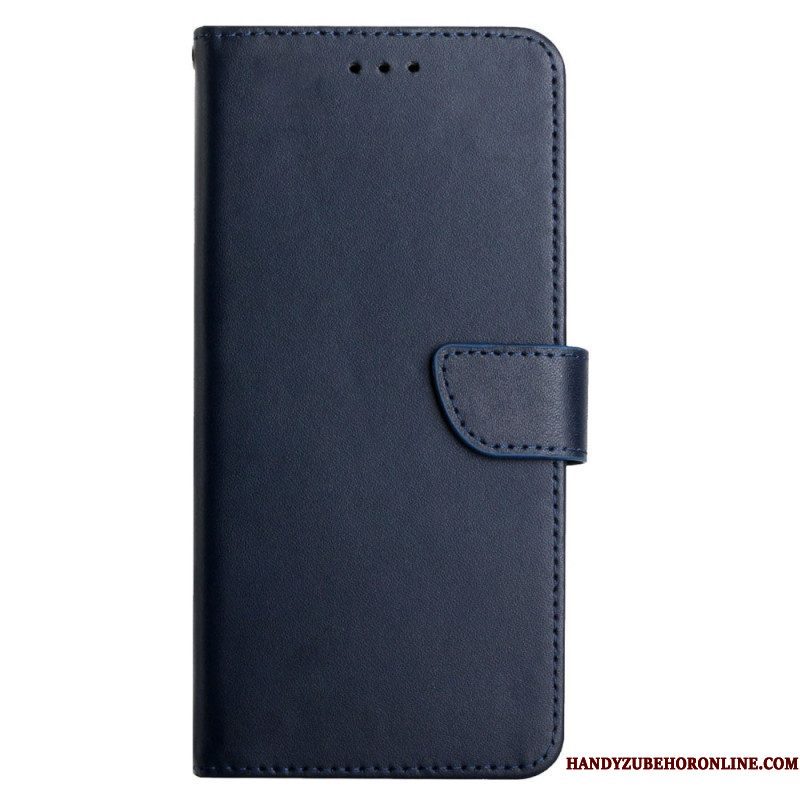 Folio-hoesje voor Sony Xperia 5 IV Echt Nappa Getextureerd Leer