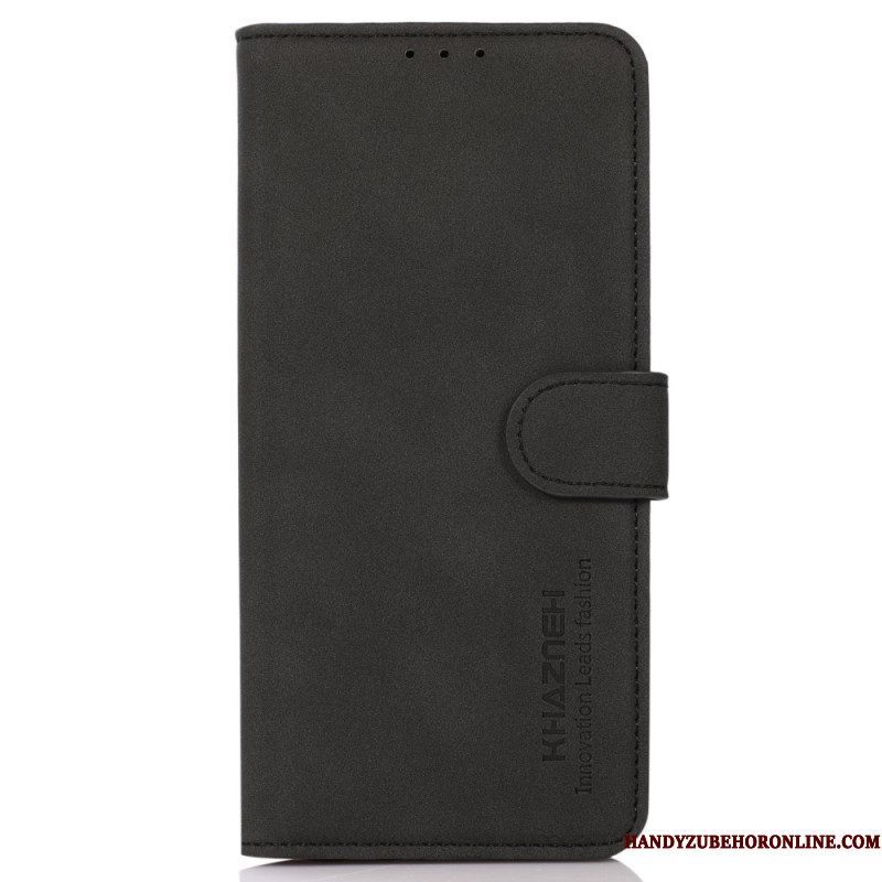 Folio-hoesje voor Sony Xperia 5 IV Khazneh Modieus Leereffect