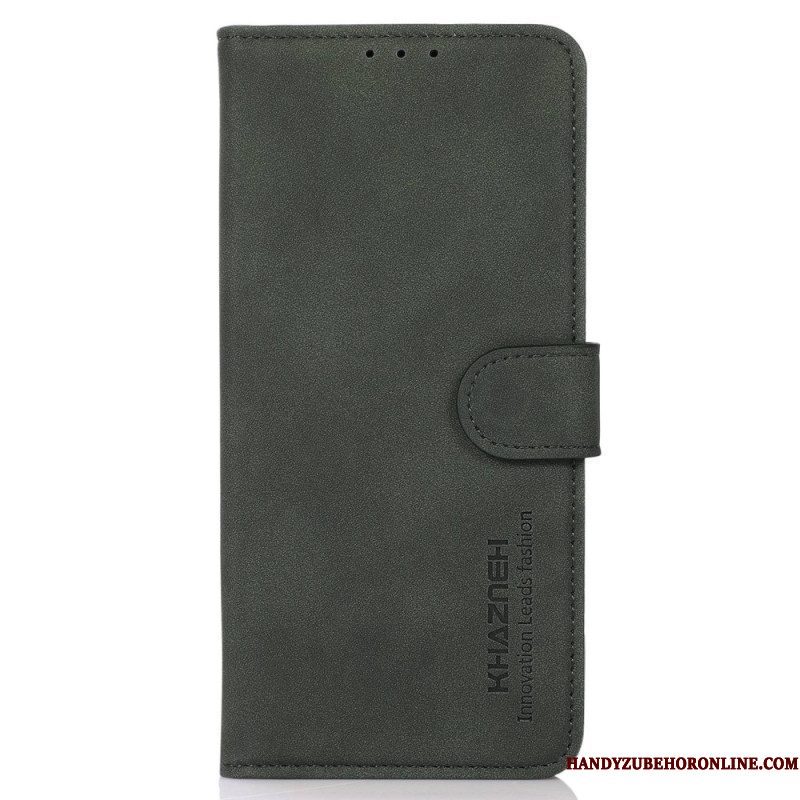Folio-hoesje voor Sony Xperia 5 IV Khazneh Modieus Leereffect