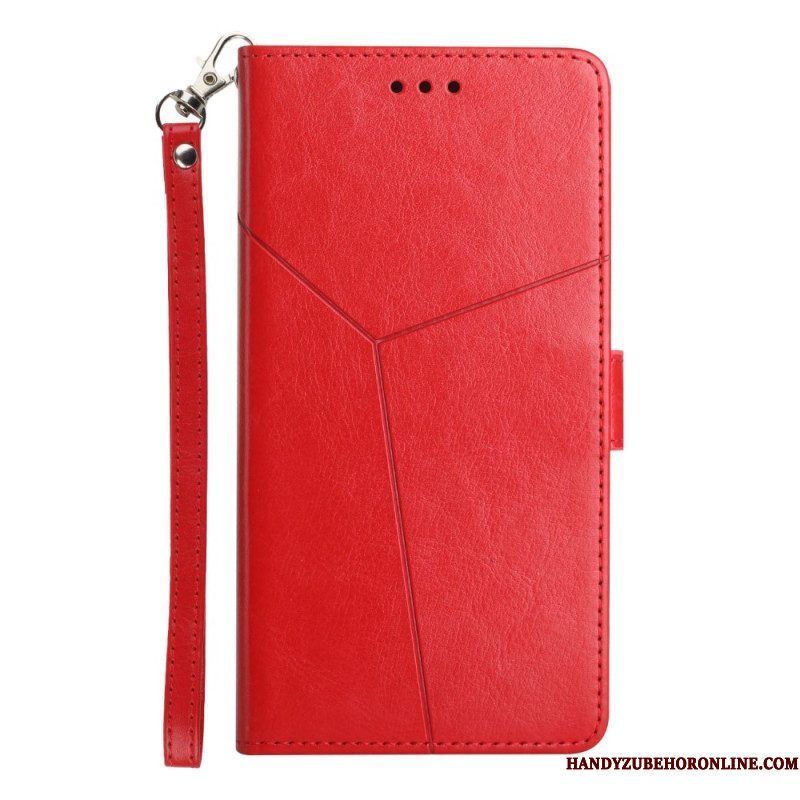 Folio-hoesje voor Sony Xperia 5 IV Met Ketting Y-patroon Met Bandjes