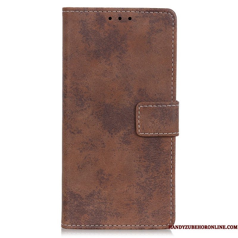 Folio-hoesje voor Sony Xperia Pro-I Vintage Leereffect