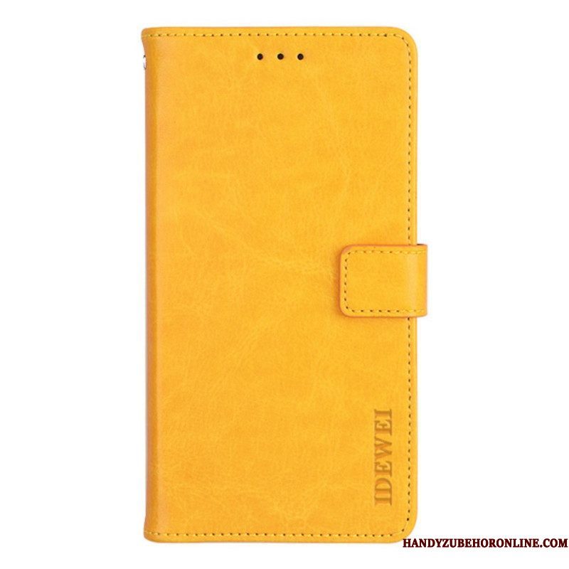 Folio-hoesje voor Xiaomi 12 / 12X Imitatieleer Idewei