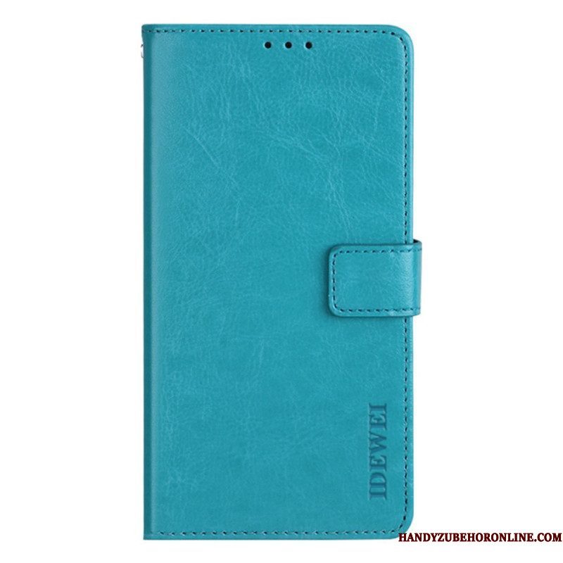 Folio-hoesje voor Xiaomi 12 / 12X Imitatieleer Idewei