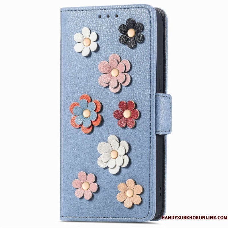 Folio-hoesje voor Xiaomi 12 Lite 3d Bloemen