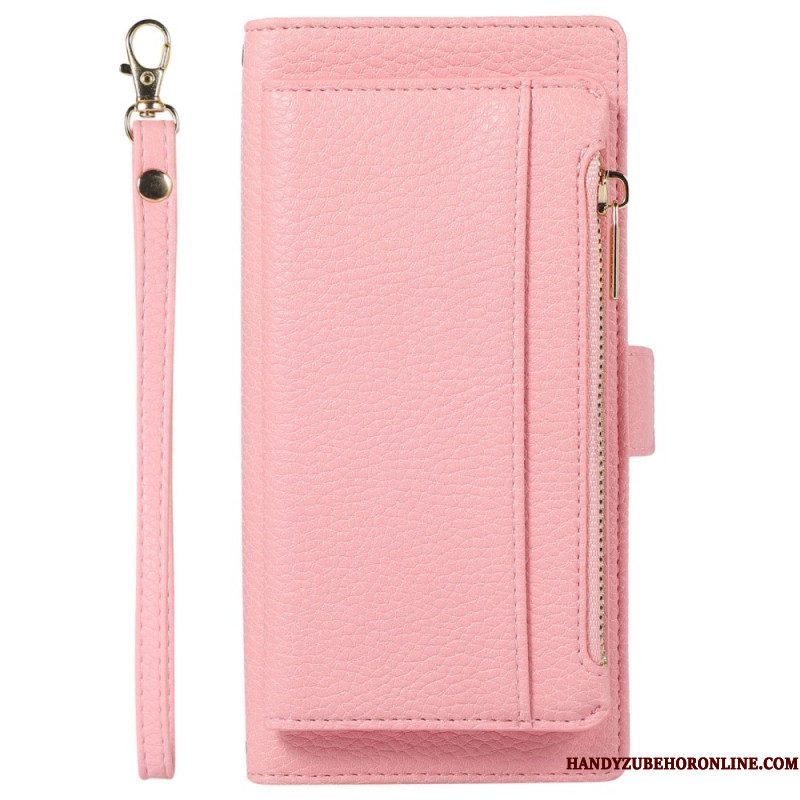 Folio-hoesje voor Xiaomi 12 Lite Portemonnee Leren Afneembare Portemonnee En Lanyard