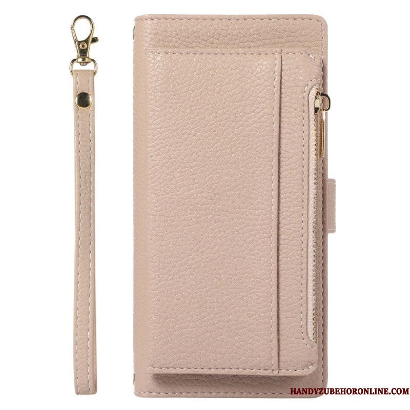 Folio-hoesje voor Xiaomi 12 Lite Portemonnee Leren Afneembare Portemonnee En Lanyard