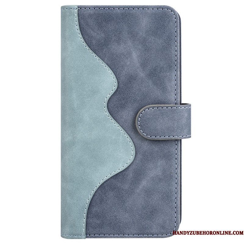 Folio-hoesje voor Xiaomi 12T / 12T Pro Stijlvolle Two-tone