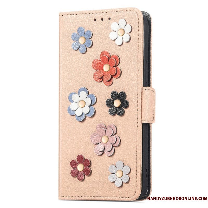 Folio-hoesje voor Xiaomi 13 Decoratieve Bloemen