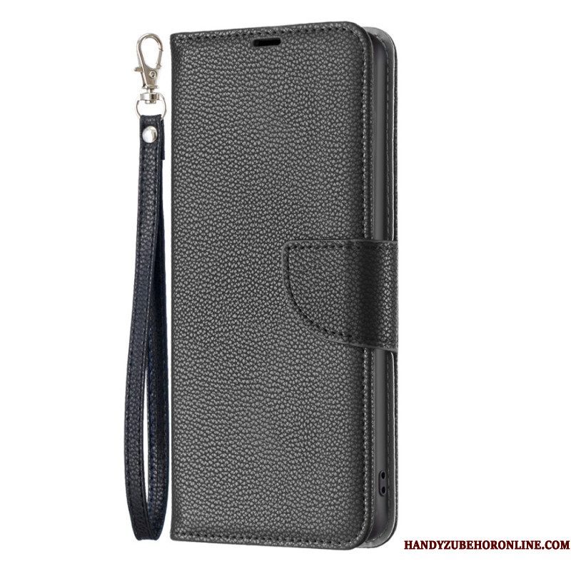 Folio-hoesje voor Xiaomi 13 Lite Lychee Schuine Sluiting