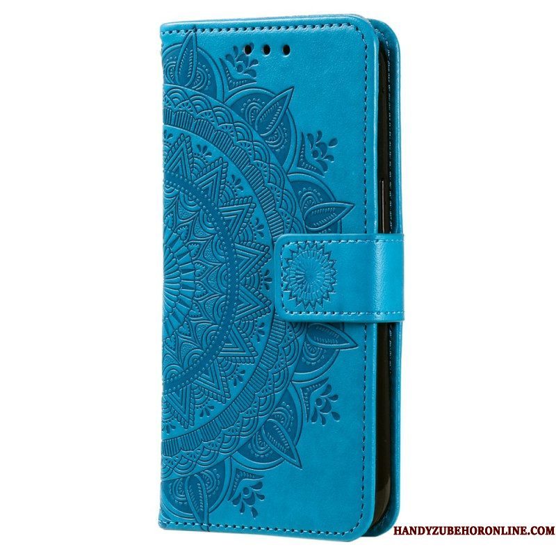 Folio-hoesje voor Xiaomi 13 Pro Mandala Zon Met Lanyard