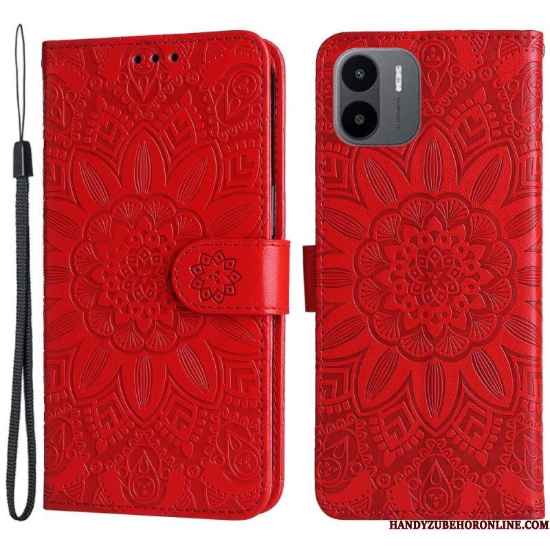 Folio-hoesje voor Xiaomi Redmi A1 Mandala-patroon