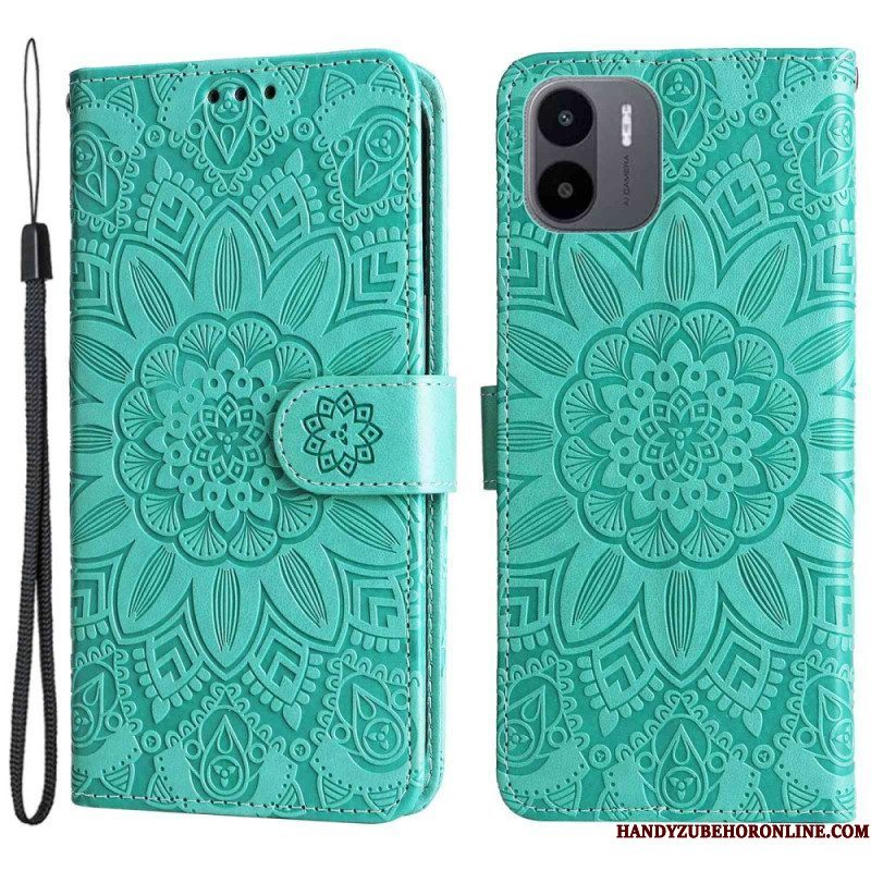 Folio-hoesje voor Xiaomi Redmi A1 Mandala-patroon