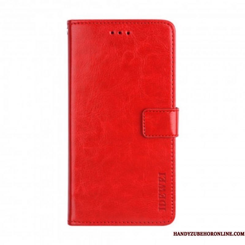 Folio-hoesje voor Xiaomi Redmi Note 10 / 10S Imitatieleer Idewei