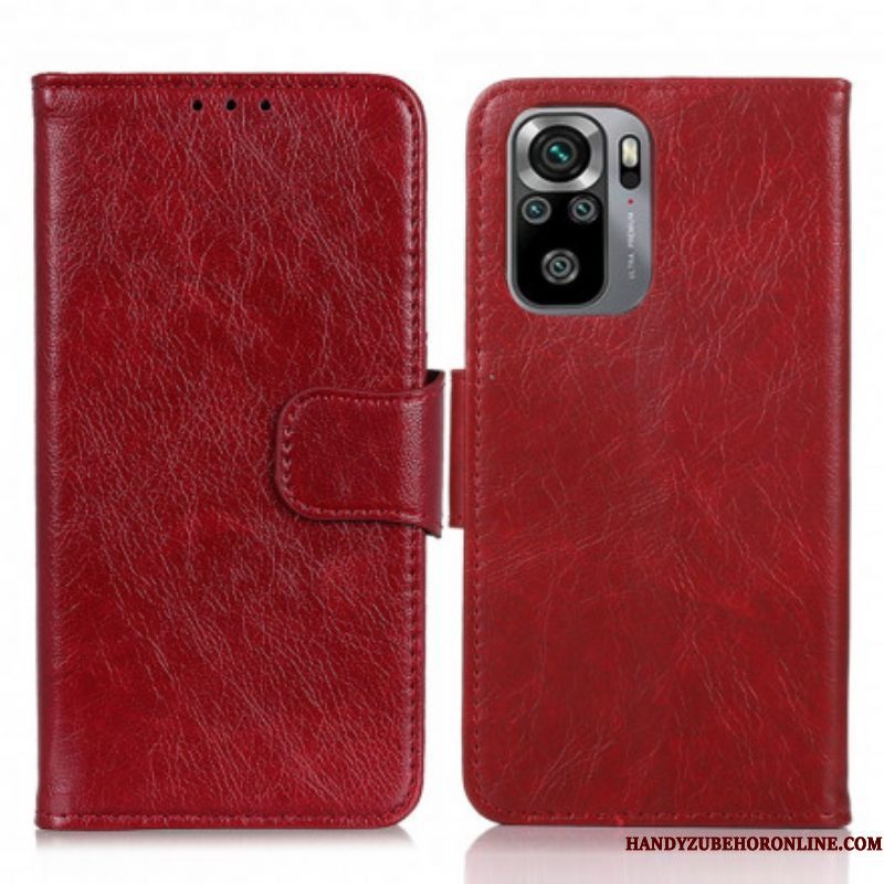 Folio-hoesje voor Xiaomi Redmi Note 10 / 10S Splitnappaleer