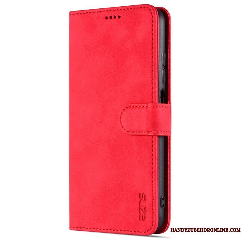 Folio-hoesje voor Xiaomi Redmi Note 10 5G Azns Ledereffect