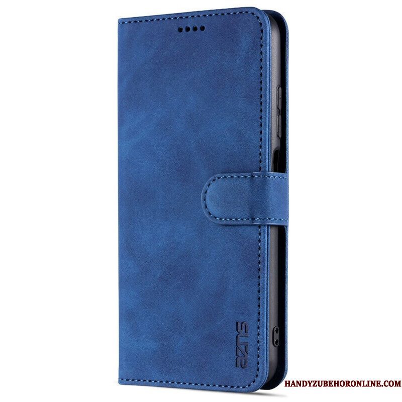 Folio-hoesje voor Xiaomi Redmi Note 10 5G Azns Ledereffect