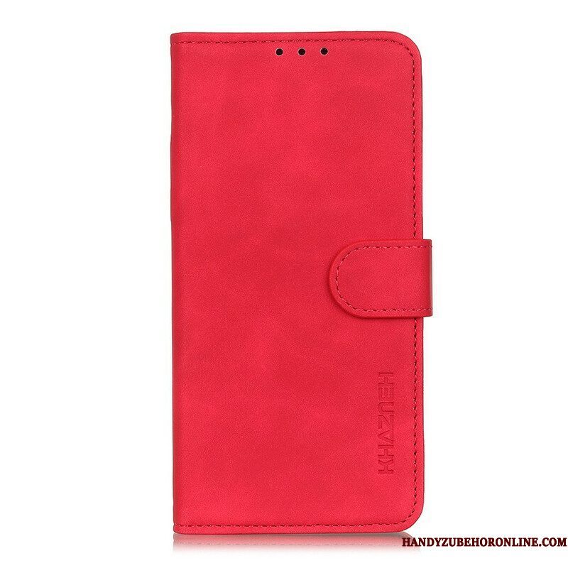 Folio-hoesje voor Xiaomi Redmi Note 10 5G Khazneh Ledereffect