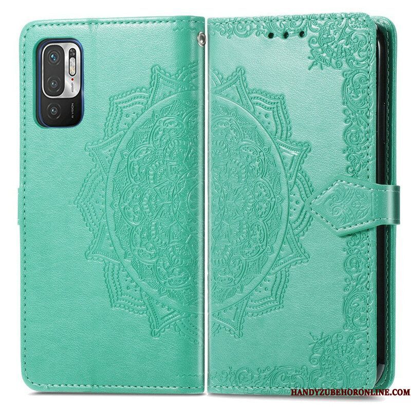 Folio-hoesje voor Xiaomi Redmi Note 10 5G Mandala Middeleeuwen