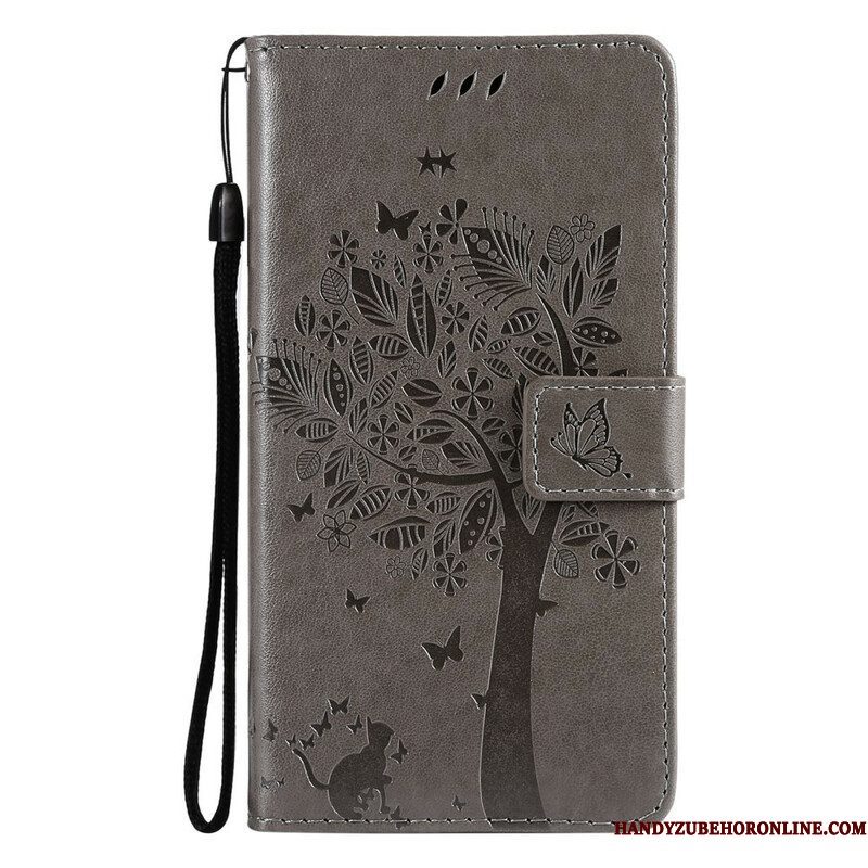 Folio-hoesje voor Xiaomi Redmi Note 10 5G Met Ketting Lanyard Dagdroom