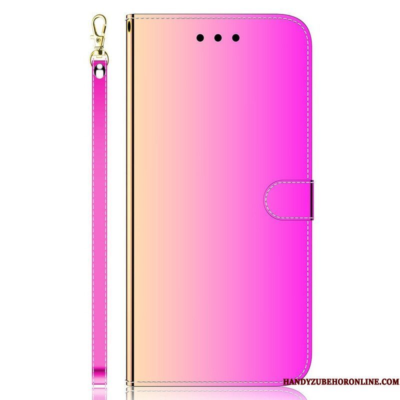 Folio-hoesje voor Xiaomi Redmi Note 10 5G Spiegelkap