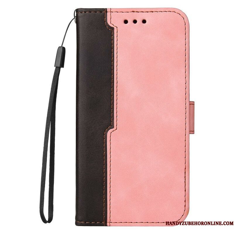 Folio-hoesje voor Xiaomi Redmi Note 10 5G Twee Toon