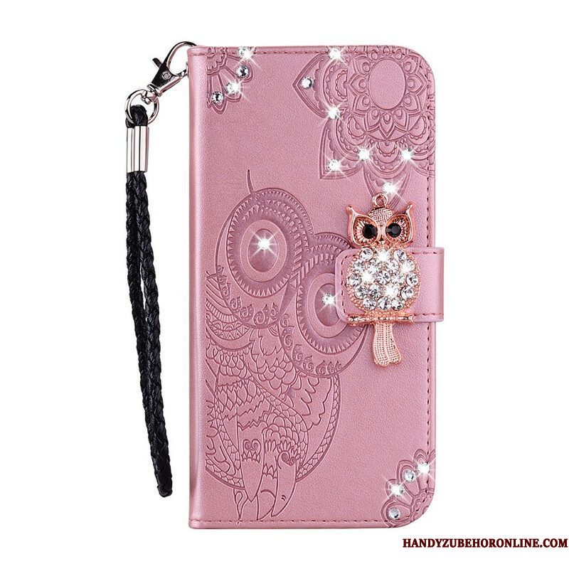 Folio-hoesje voor Xiaomi Redmi Note 10 5G Uil En Charme