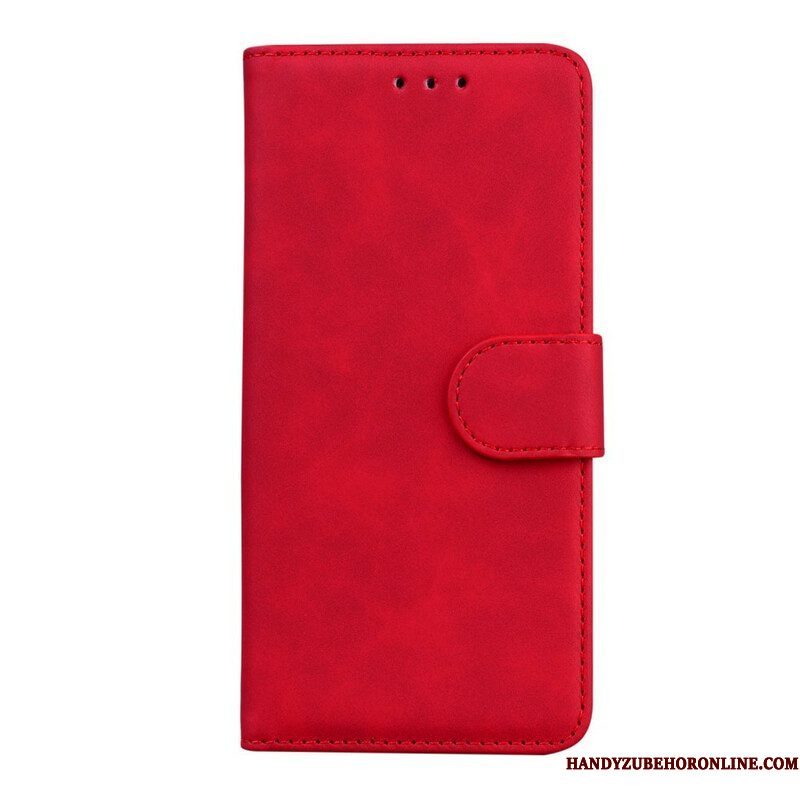 Folio-hoesje voor Xiaomi Redmi Note 10 5G Vintage Naaien