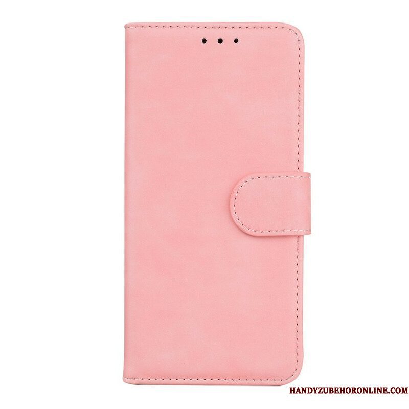 Folio-hoesje voor Xiaomi Redmi Note 10 5G Vintage Naaien