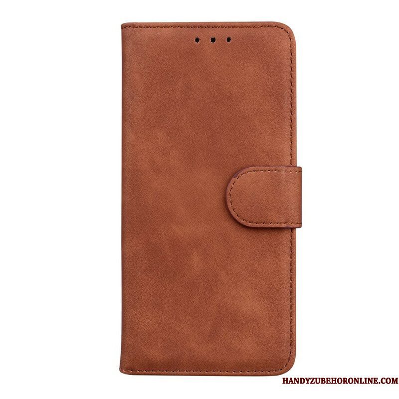 Folio-hoesje voor Xiaomi Redmi Note 10 5G Vintage Naaien