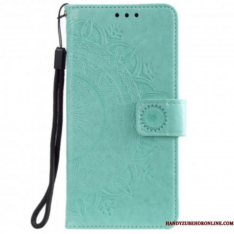 Folio-hoesje voor Xiaomi Redmi Note 10 5G Zon Mandala