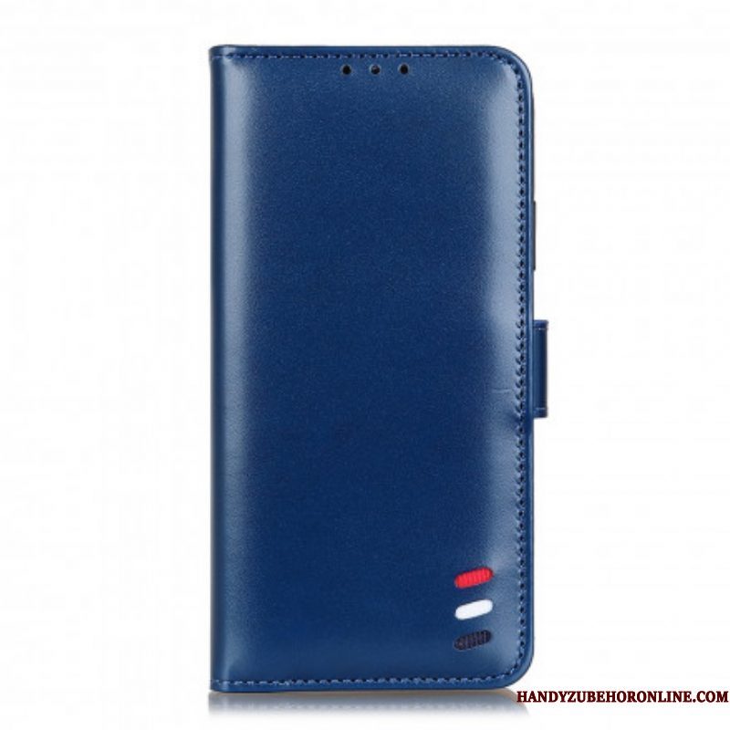 Folio-hoesje voor Xiaomi Redmi Note 10 Pro Driekleurig Leereffect