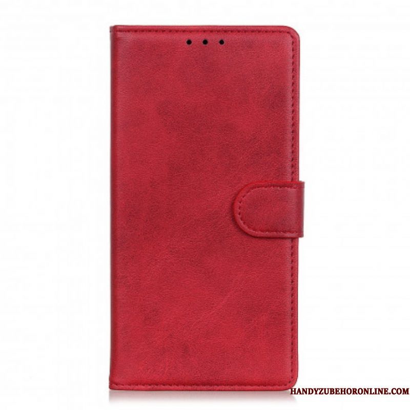 Folio-hoesje voor Xiaomi Redmi Note 10 Pro Retro Mat Leereffect