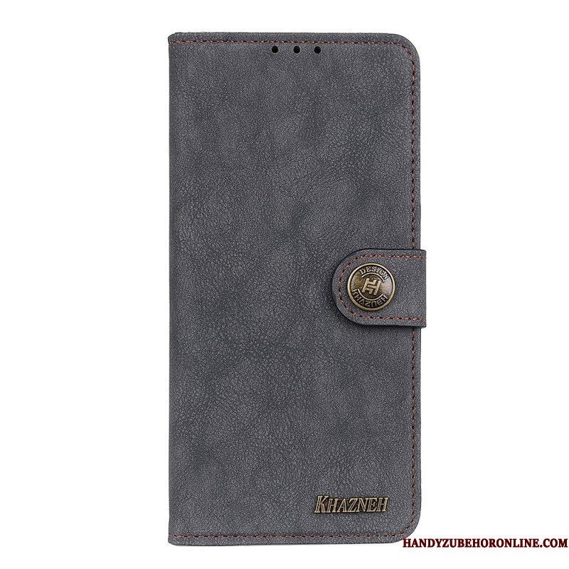 Folio-hoesje voor Xiaomi Redmi Note 11 / 11S Khazneh Retro Splitleer