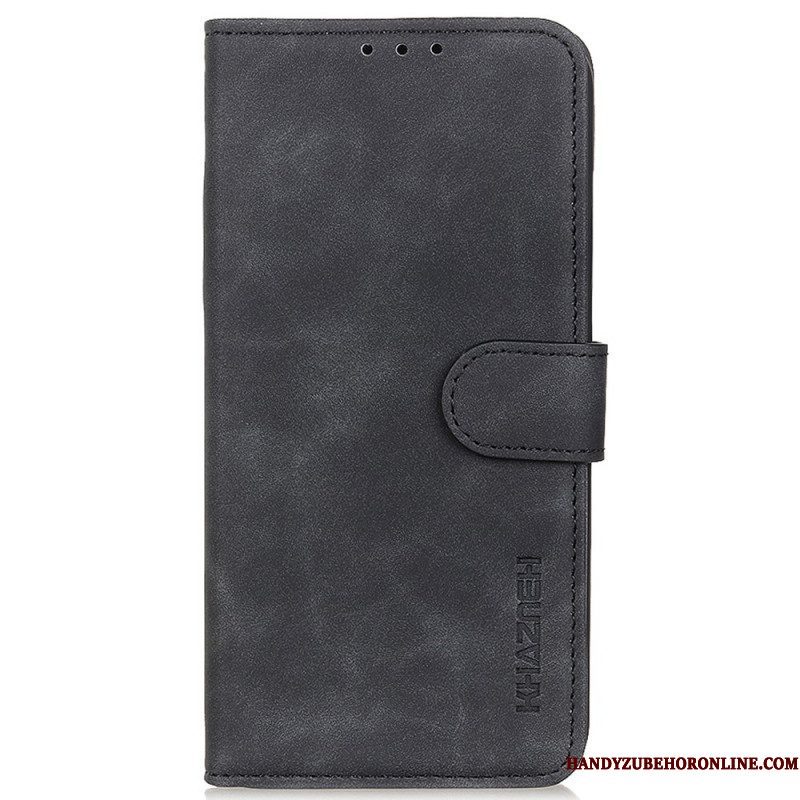 Folio-hoesje voor Xiaomi Redmi Note 11 / 11S Khazneh Vintage Leereffect