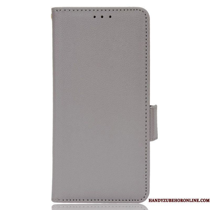 Folio-hoesje voor Xiaomi Redmi Note 11 / 11S Lychee-textuur