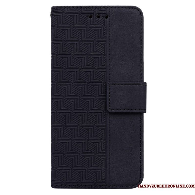 Folio-hoesje voor Xiaomi Redmi Note 11 / 11S Met Ketting Patroon Met Bandjes