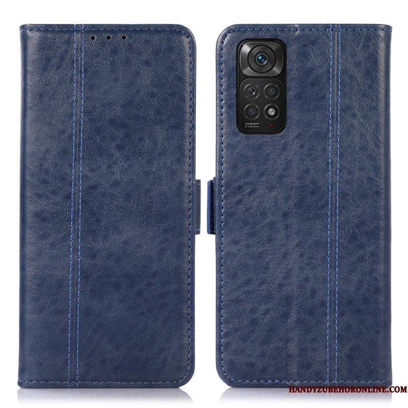 Folio-hoesje voor Xiaomi Redmi Note 11 / 11S Subtiele Stiksels