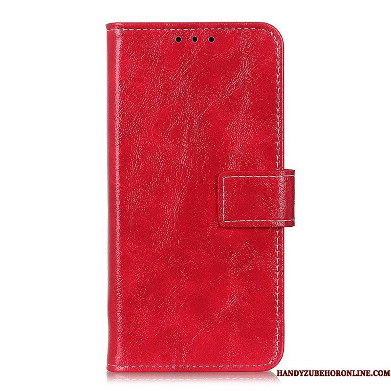 Folio-hoesje voor Xiaomi Redmi Note 11 Pro / 11 Pro 5G Glanzende En Zichtbare Naden