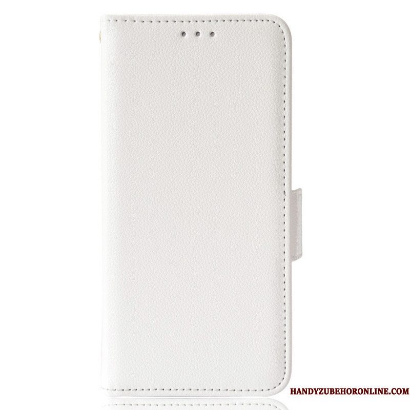 Folio-hoesje voor Xiaomi Redmi Note 11 Pro / 11 Pro 5G Lychee Kunstleer