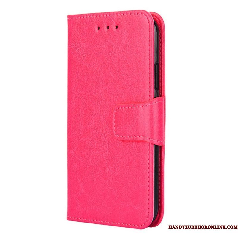 Folio-hoesje voor Xiaomi Redmi Note 11 Pro / 11 Pro 5G Retro Kunstleer