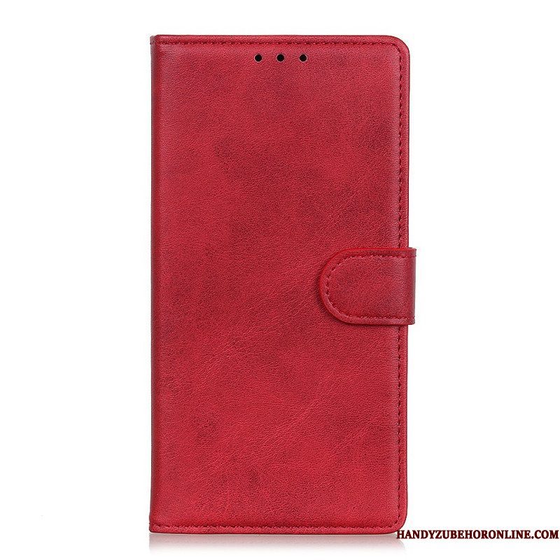 Folio-hoesje voor Xiaomi Redmi Note 11 Pro / 11 Pro 5G Retro Mat Leereffect