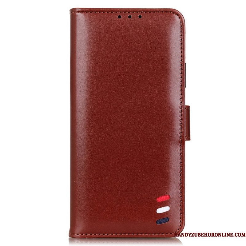 Folio-hoesje voor Xiaomi Redmi Note 11 Pro Plus 5G Driekleurig Leereffect