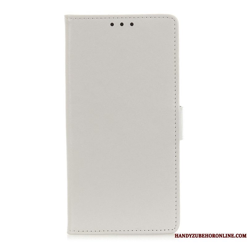 Folio-hoesje voor Xiaomi Redmi Note 11 Pro Plus 5G Glanzend Leereffect