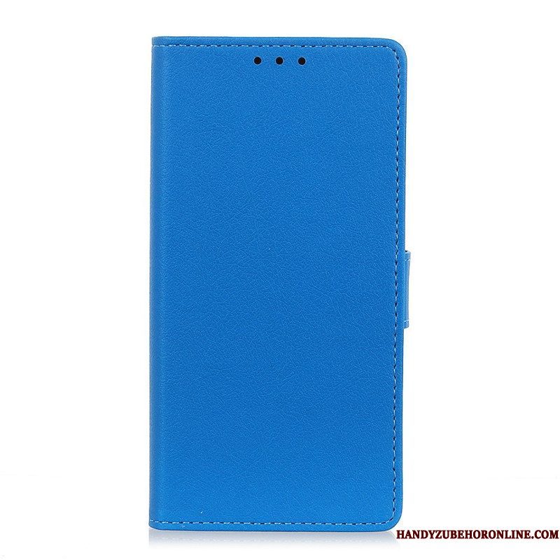 Folio-hoesje voor Xiaomi Redmi Note 11 Pro Plus 5G Klassiek Leereffect