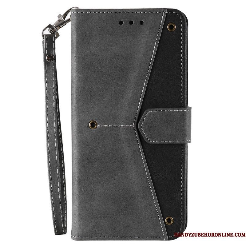 Folio-hoesje voor Xiaomi Redmi Note 11 Pro Plus 5G Skin-touch-naden