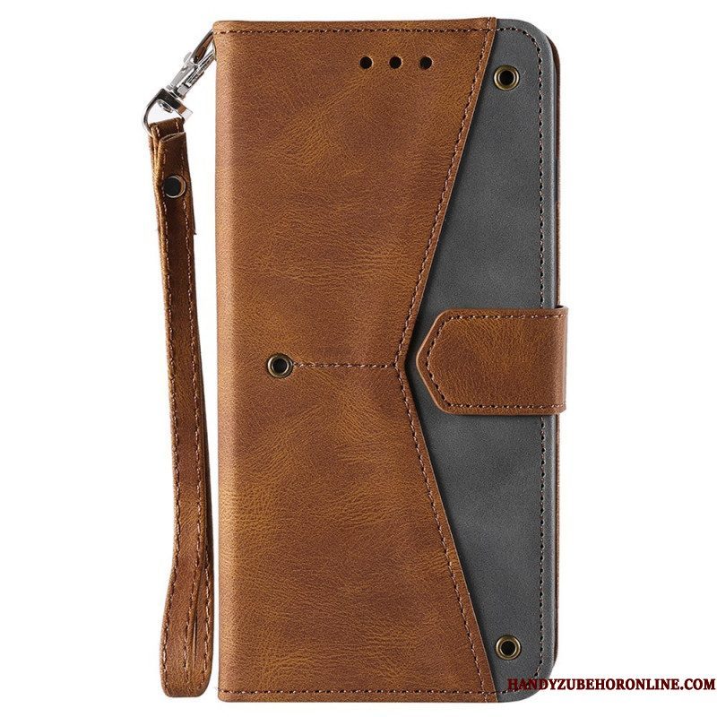 Folio-hoesje voor Xiaomi Redmi Note 11 Pro Plus 5G Skin-touch-naden