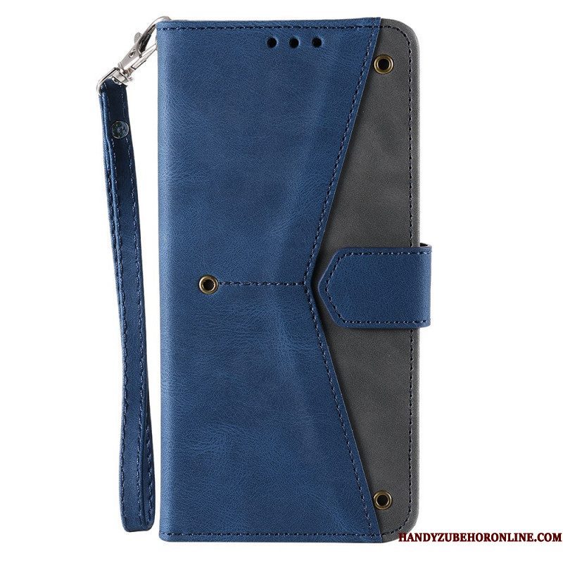 Folio-hoesje voor Xiaomi Redmi Note 11 Pro Plus 5G Skin-touch-naden