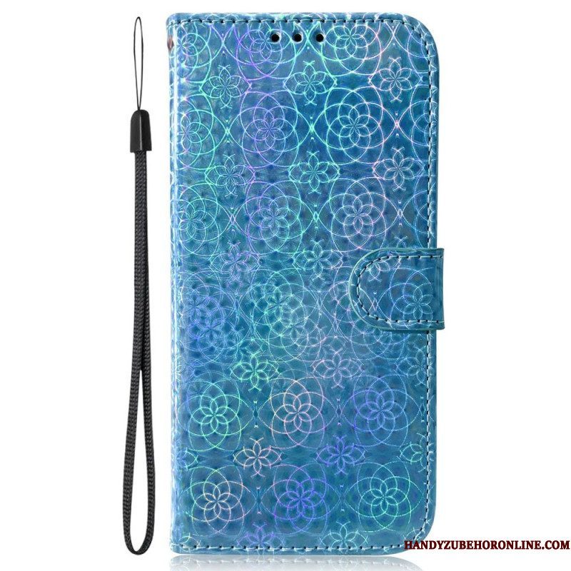 Folio-hoesje voor Xiaomi Redmi Note 12 4G Disco-stijl