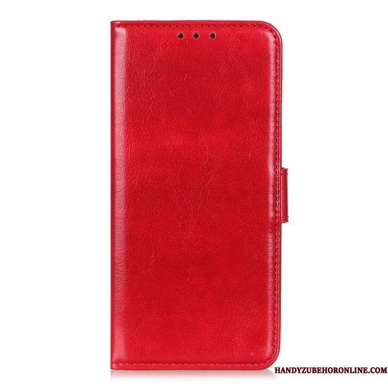 Folio-hoesje voor Xiaomi Redmi Note 12 4G Imitatie Lakleer